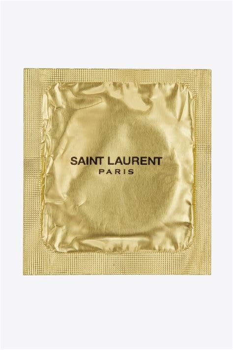 yves saint laurent preservatif|Saint Laurent dévoile des préservatifs à deux euros .